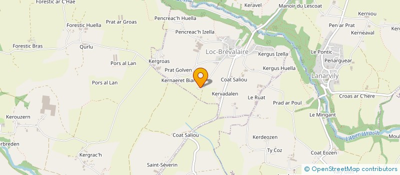 localisation de l'entreprise LUGACA  LOC-BREVALAIRE