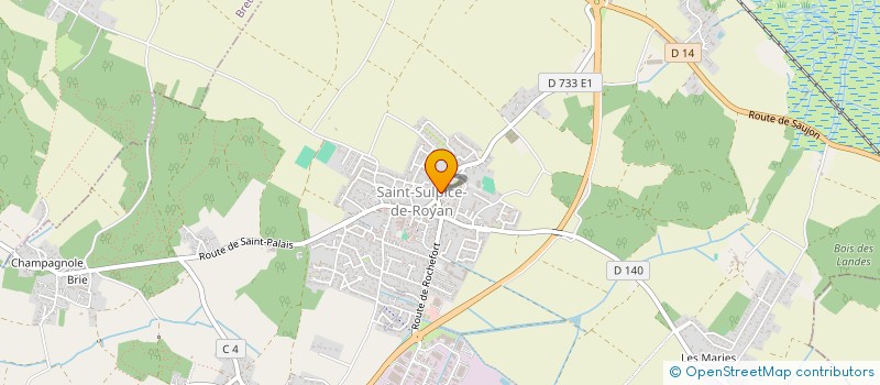 localisation de l'entreprise LUGAJAN  SAINT-SULPICE-DE-ROYAN