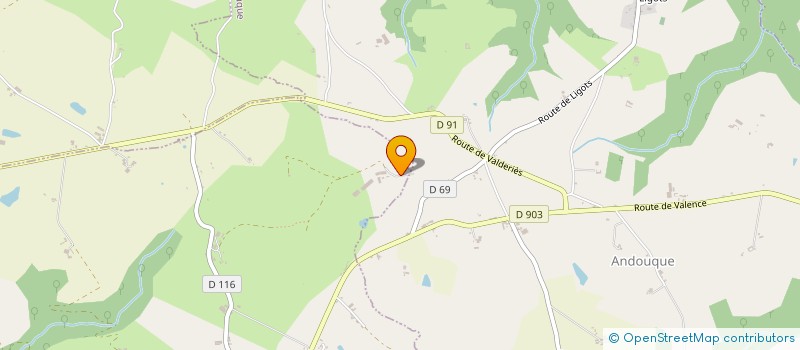 localisation de l'entreprise LUGAN ENERGIE  SAUSSENAC