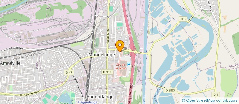 localisation de l'entreprise LUGANA  MONDELANGE