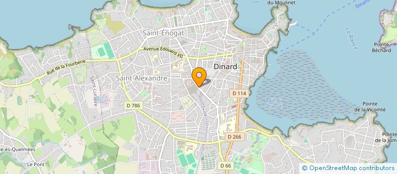 localisation de l'entreprise LUGAND ET ASSOCIES  DINARD