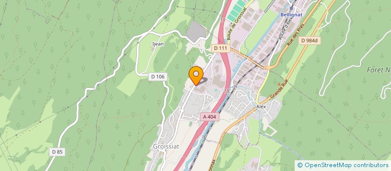 localisation de l'entreprise LUGAND INVESTISSEMENT à GROISSIAT