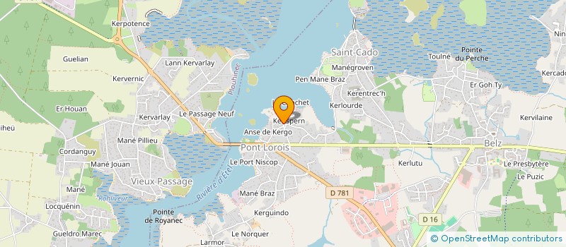 localisation de l'entreprise LUGAUX  BELZ