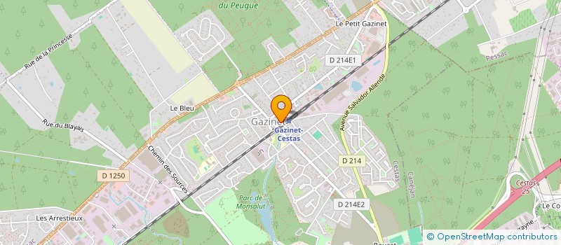 localisation de l'entreprise LUGAVA  BISCARROSSE