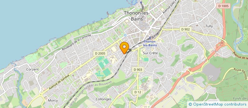 localisation de l'entreprise LUGAZ ORTHOPEDIE à THONON-LES-BAINS