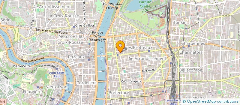 localisation de l'entreprise LUGD à LYON