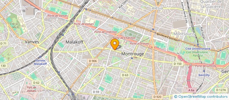 localisation de l'entreprise LUGDIVINE MEYTRE EURL à CLAMART