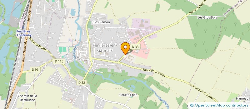 localisation de l'entreprise LUGDOM à FERRIERES-EN-GATINAIS