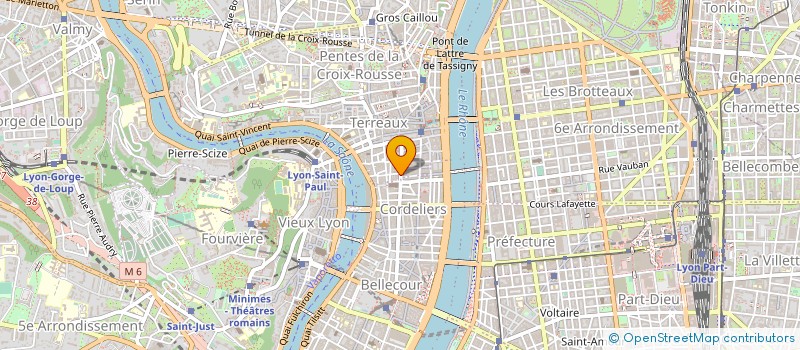 localisation de l'entreprise LUGDUNUM IMMO à LYON 1ER