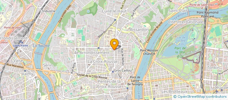 localisation de l'entreprise LUGDUNUM LINGUA  CALUIRE-ET-CUIRE