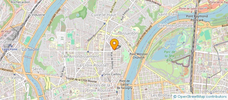 localisation de l'entreprise LUGDUNUM SCOOTER  LYON 4EME