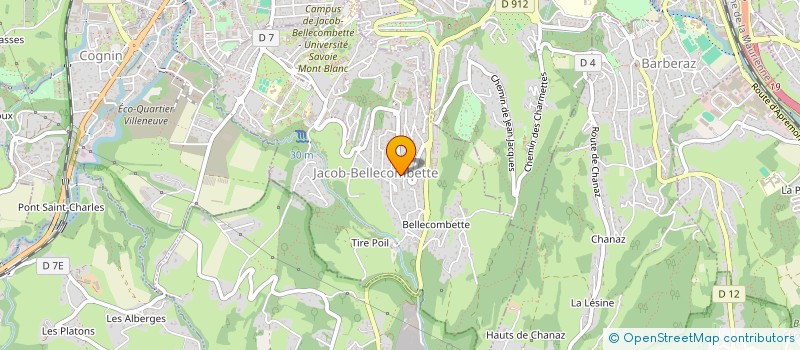 localisation de l'entreprise LUGE  JACOB-BELLECOMBETTE