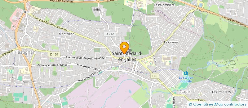 localisation de l'entreprise LUGE  SAINT-MEDARD-EN-JALLES