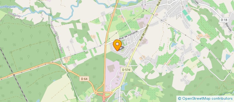 localisation de l'entreprise LUGECHRIST  FOUGEROLLES-SAINT-VALBERT