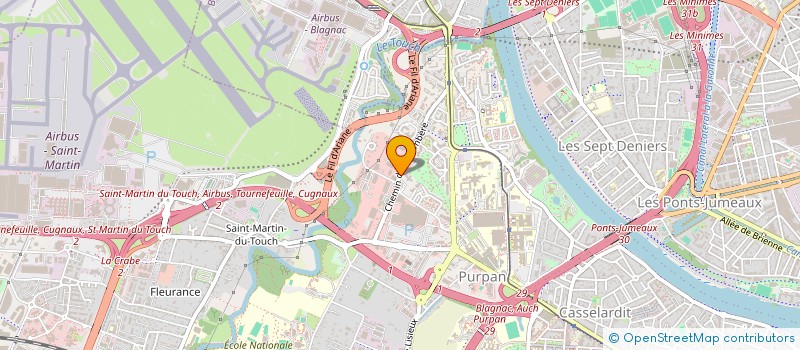 localisation de l'entreprise LUGGIN à TOULOUSE