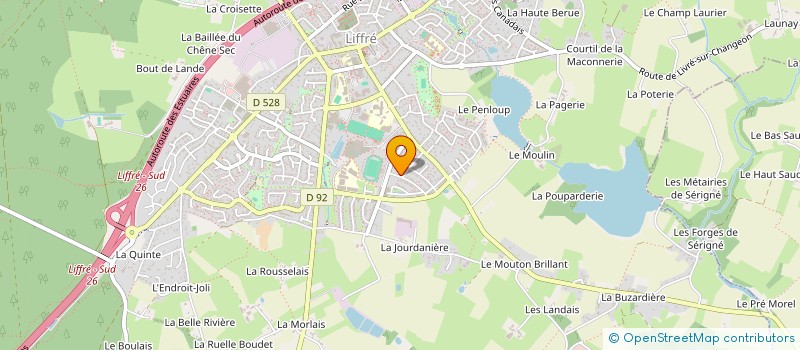 localisation de l'entreprise LUGGY  LIFFRE