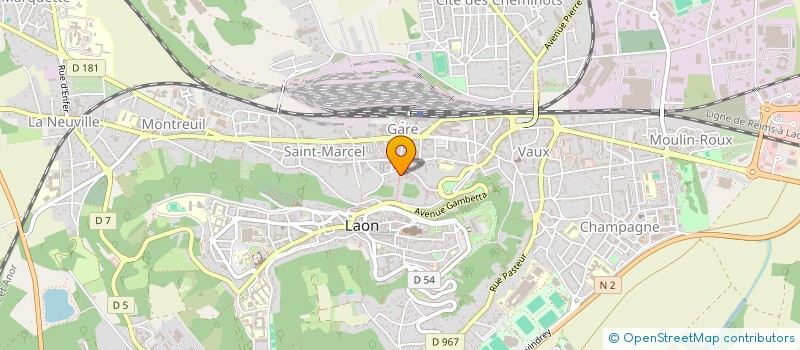 localisation de l'entreprise LUGH GLOBAL à LAON