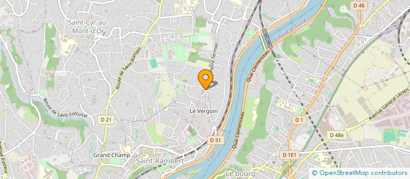 localisation de l'entreprise LUGINVEST  COLLONGES-AU-MONT-D'OR