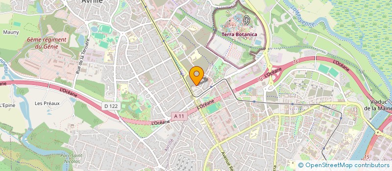 localisation de l'entreprise LUGN CONCIERGERIE à ANGERS