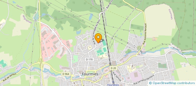 localisation de l'entreprise LUGO  FOURMIES