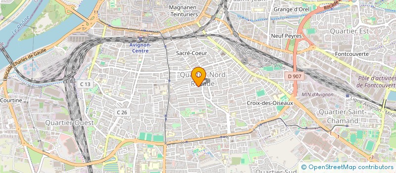 localisation de l'entreprise LUGO D CONSEILS à AVIGNON