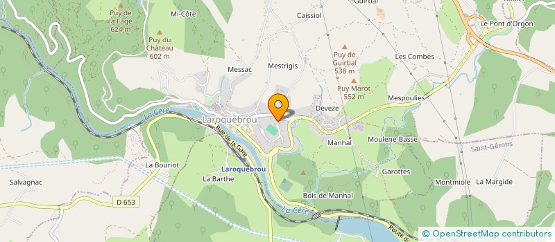 localisation de l'entreprise LUGOL GUY ET SUZANNE à LAROQUEBROU