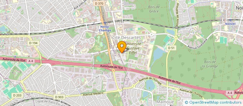 localisation de l'entreprise LUGOS ENR  CHAMPS-SUR-MARNE