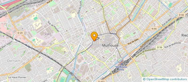 localisation de l'entreprise LUGOU  MULHOUSE