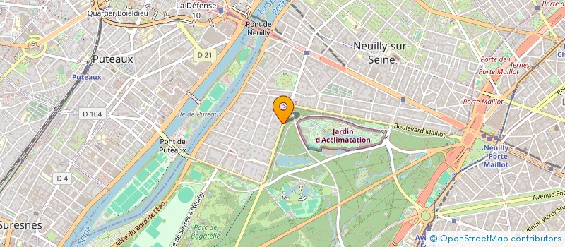 localisation de l'entreprise LUGTO à NEUILLY-SUR-SEINE