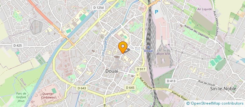 localisation de l'entreprise LUGUS à DOUAI