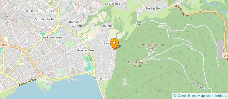 localisation de l'entreprise LUHTEX à ANNECY