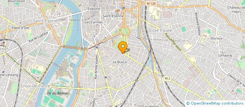 localisation de l'entreprise LUI&COIFFURE  TOULOUSE