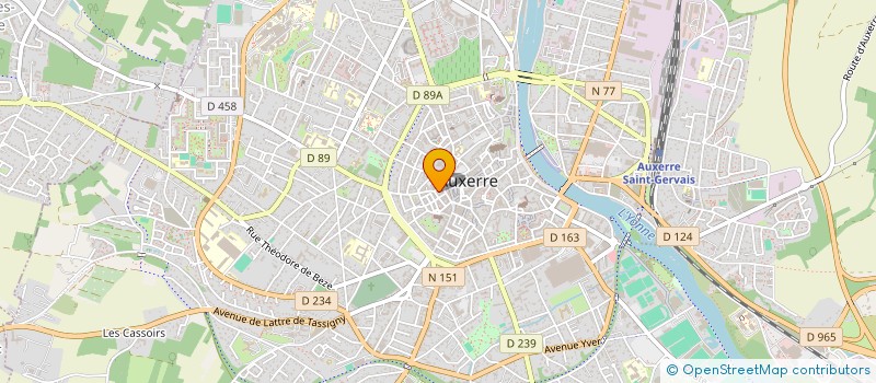 localisation de l'entreprise LUI & LUI SEUL à AUXERRE