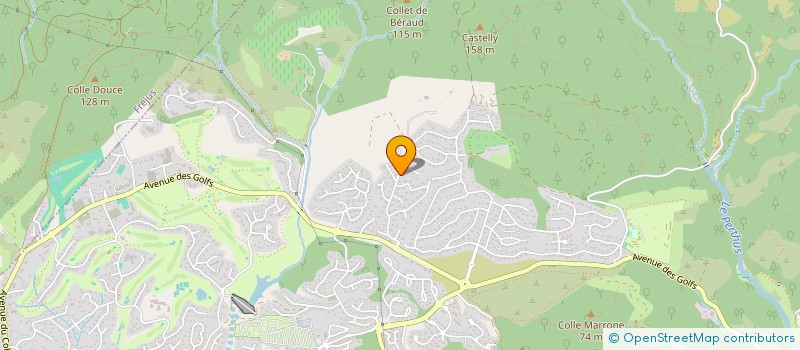 localisation de l'entreprise LUIA  SAINT-RAPHAEL