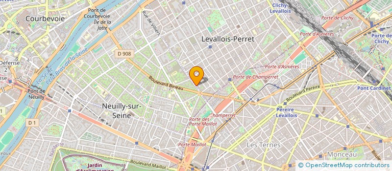 localisation de l'entreprise LUIGEP à LEVALLOIS-PERRET