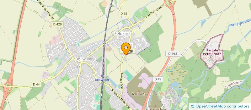 localisation de l'entreprise LUIGI  FELDKIRCH