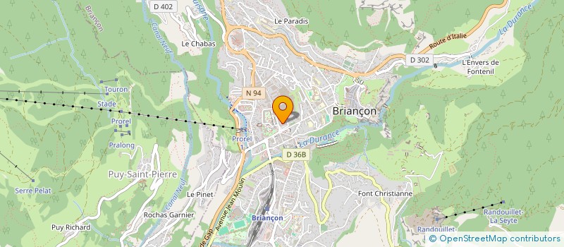 localisation de l'entreprise LUIGI à BRIANCON