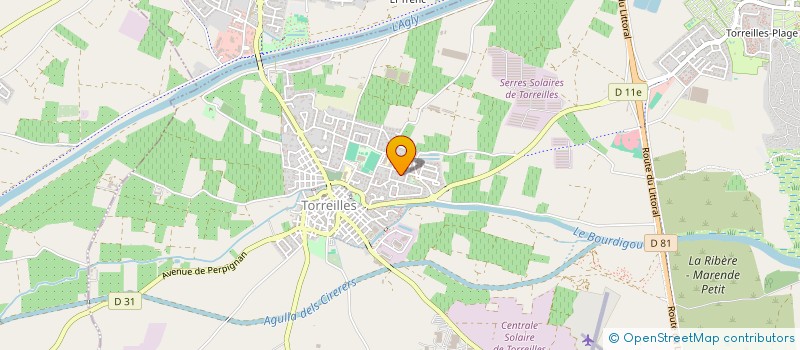 localisation de l'entreprise LUIGI  TORREILLES