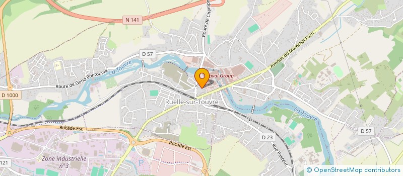 localisation de l'entreprise LUIGI GONCALVES  RUELLE-SUR-TOUVRE