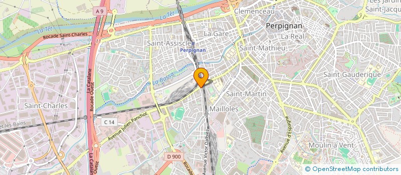 localisation de l'entreprise LUIJI à PERPIGNAN