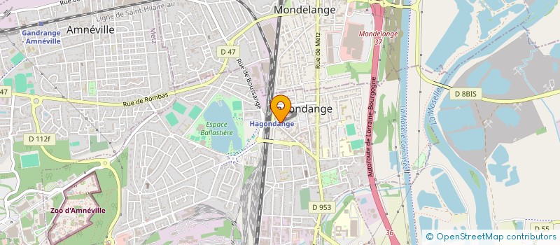 localisation de l'entreprise LUIMMO à HAGONDANGE