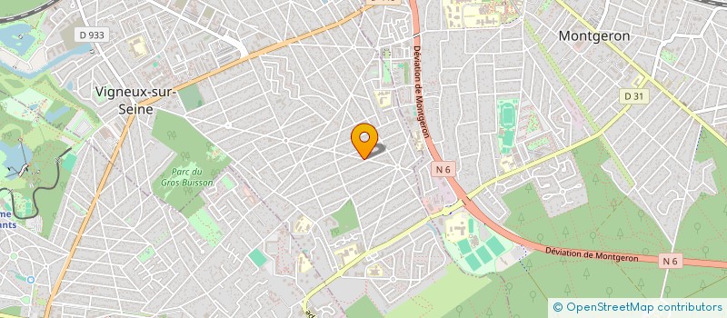 localisation de l'entreprise LUINATI G. ET BARRIER EPOUSE LUINATI C. à VIGNEUX-SUR-SEINE
