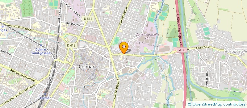 localisation de l'entreprise LUIS à COLMAR