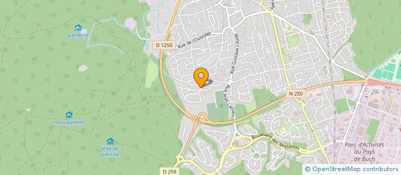 localisation de l'entreprise LUIS à LA TESTE-DE-BUCH