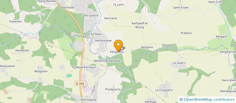 localisation de l'entreprise LUIS CARRELAGE à PLOUAY