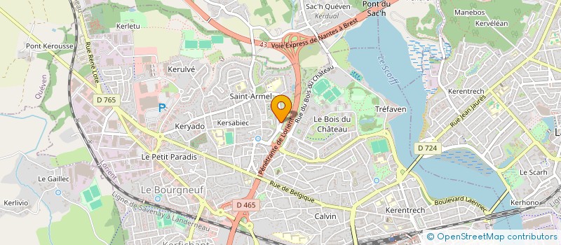 localisation de l'entreprise LUIS CASACA à LORIENT