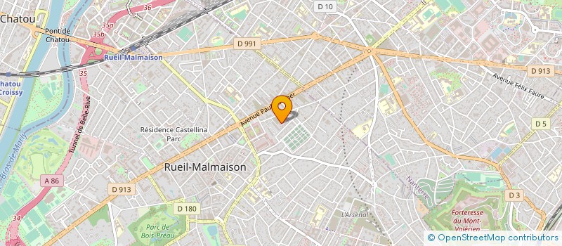 localisation de l'entreprise LUIS DOS SANTOS à RUEIL-MALMAISON