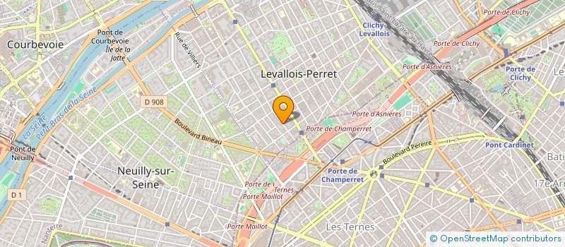 localisation de l'entreprise LUIS FILIPE ALVES GUEIRREIRO à LEVALLOIS-PERRET
