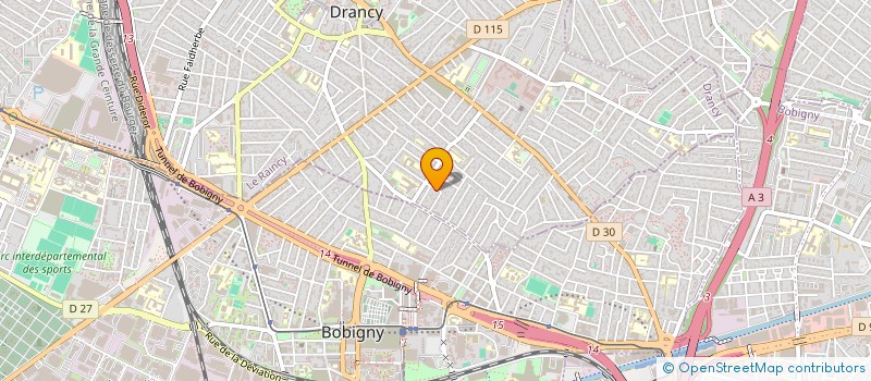 localisation de l'entreprise LUIS PEREIRA TRANSPORTS à DRANCY