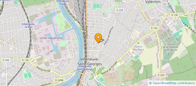 localisation de l'entreprise LUIS PRIMEURS à VILLENEUVE-SAINT-GEORGES